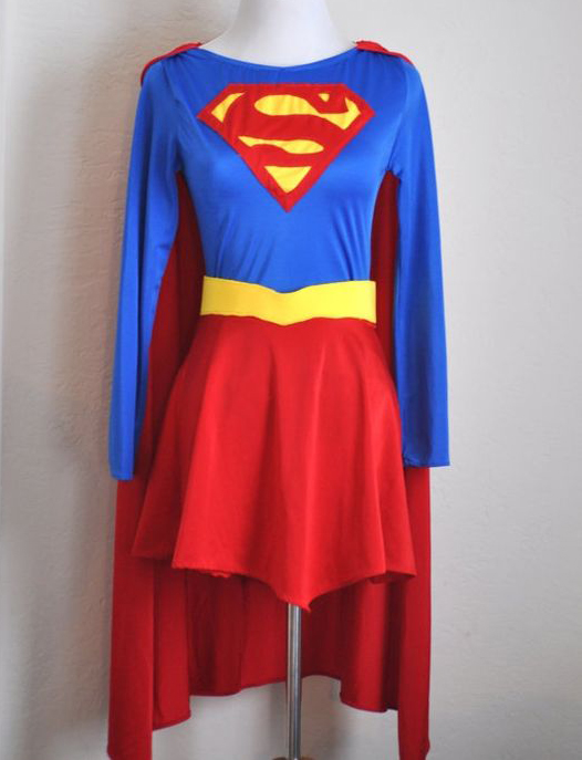 Classic Superman Costume For Halloween Party